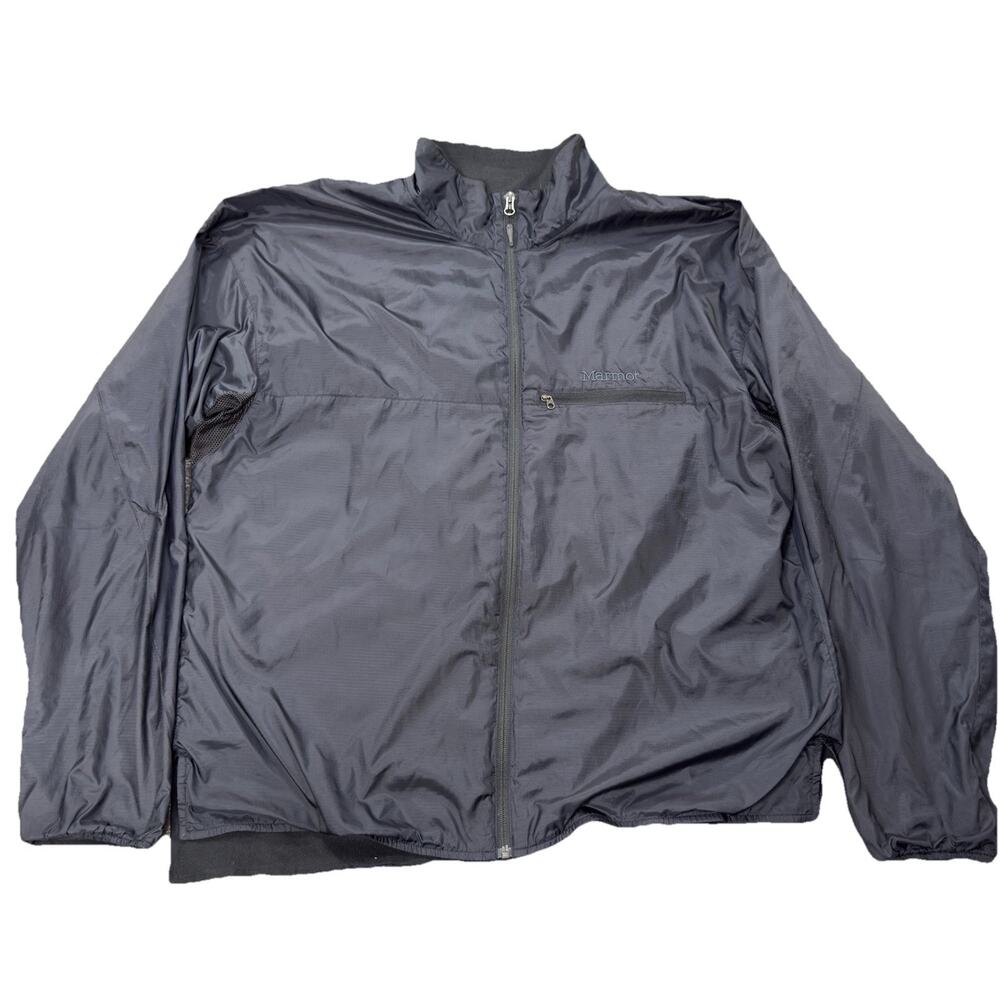 Marmot Mens XXL Soft Lined Windbreaker Jacket Full Zip Outdoor Coat *Read*‎